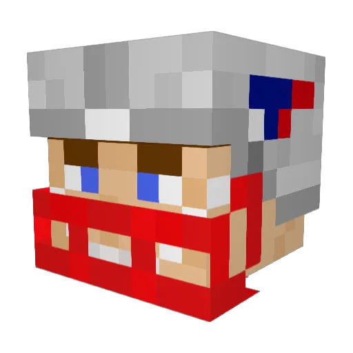 simoncool446 Minecraft avatar head, 3D render