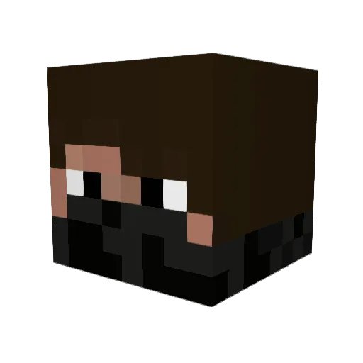 simoneeti Minecraft avatar head, 3D render