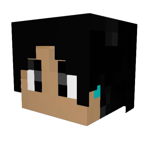 simonel5 Minecraft avatar head, 3D render