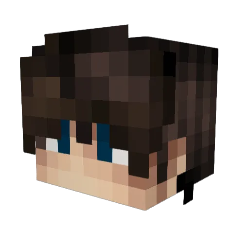simonisonfire Minecraft avatar head, 3D render