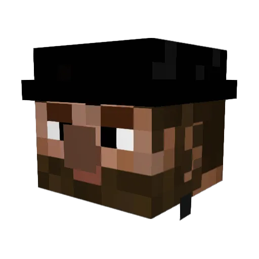simonj11 Minecraft avatar head, 3D render