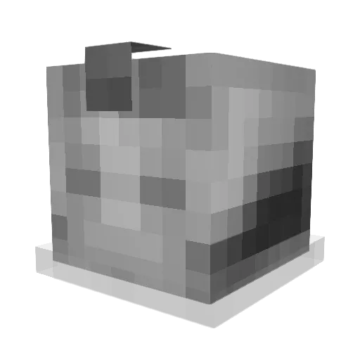 simonkoed Minecraft avatar head, 3D render