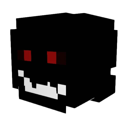 simonlrx Minecraft avatar head, 3D render