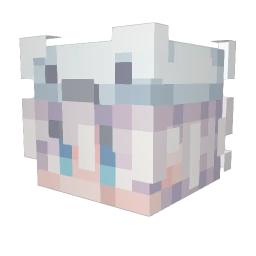 simonpaladexyz Minecraft avatar head, 3D render