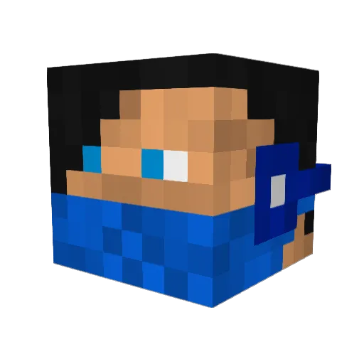 simonsimon1104 Minecraft avatar head, 3D render