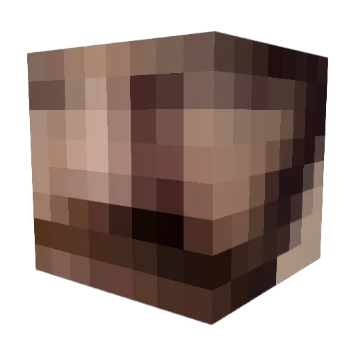 simosutraiskaa Minecraft avatar head, 3D render