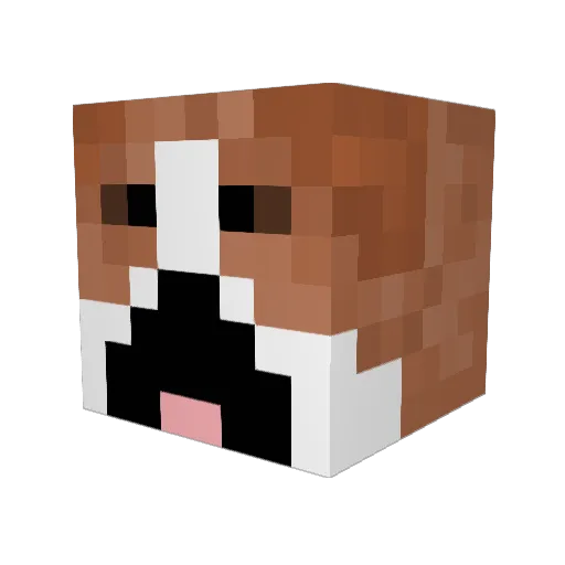simp0647 Minecraft avatar head, 3D render