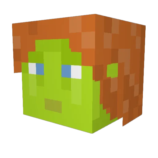 simp4amanda Minecraft avatar head, 3D render