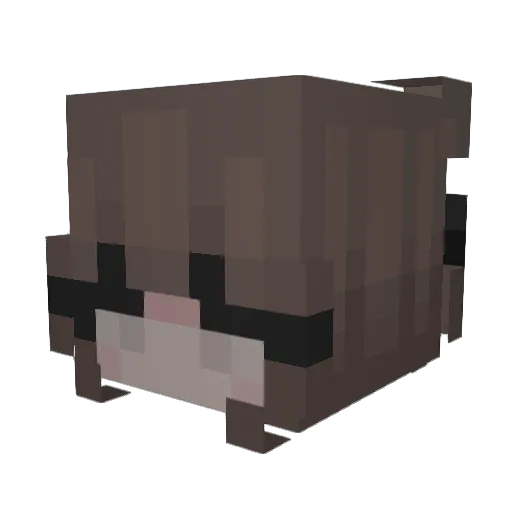 simp4yxnca Minecraft avatar head, 3D render