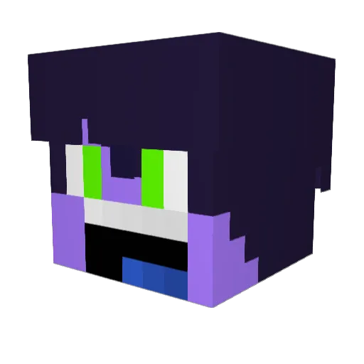 simpack4 Minecraft avatar head, 3D render