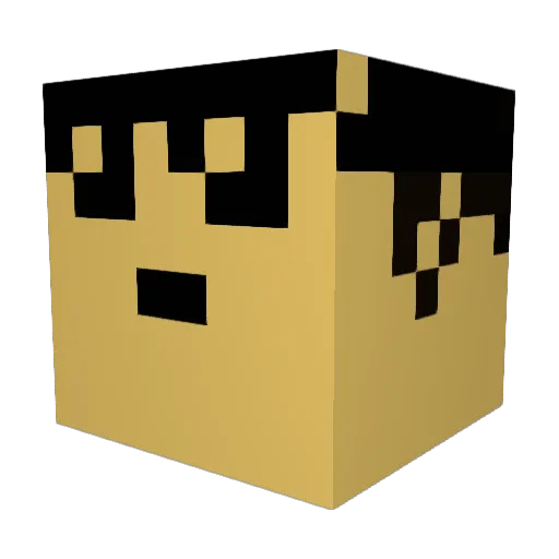 simpatico159 Minecraft avatar head, 3D render