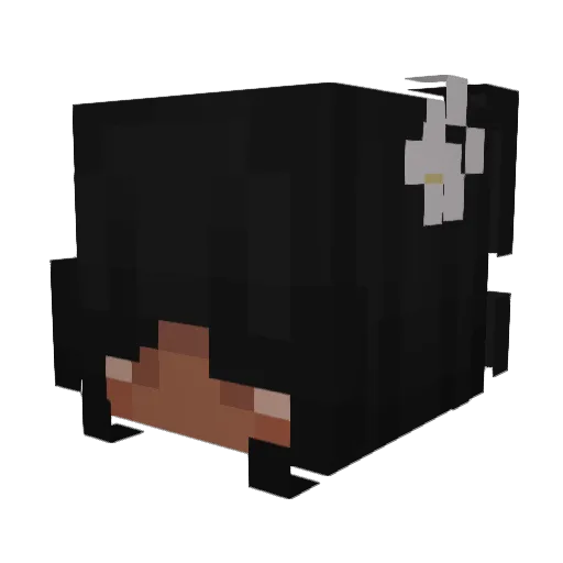 simpical Minecraft avatar head, 3D render