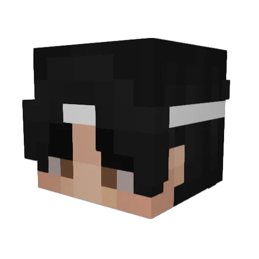 simpifys Minecraft avatar head, 3D render