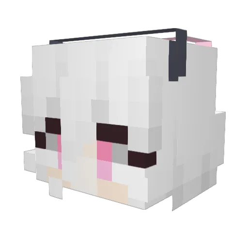 simple9710 Minecraft avatar head, 3D render