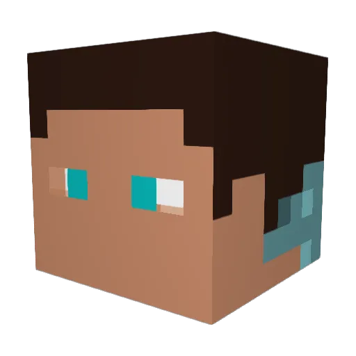 simplejack2144 Minecraft avatar head, 3D render