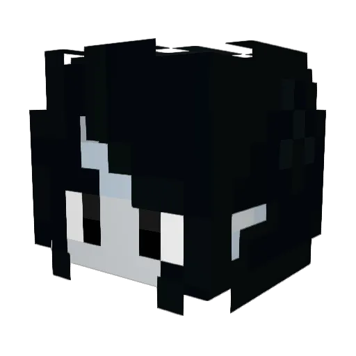 simplemady Minecraft avatar head, 3D render
