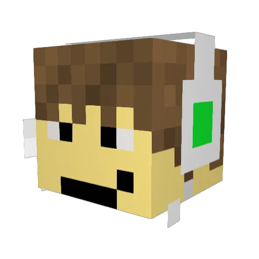 simply_immense Minecraft avatar head, 3D render