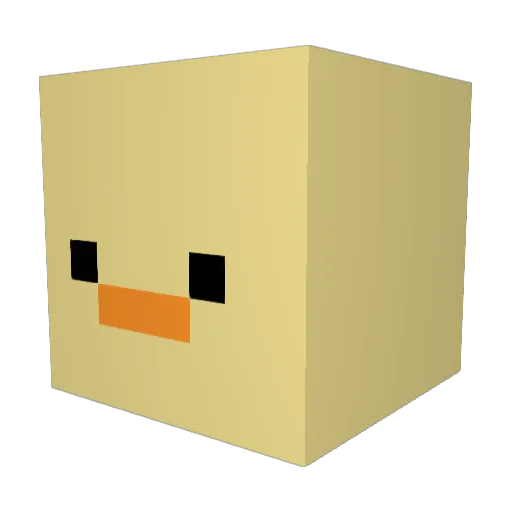 simplydumbo Minecraft avatar head, 3D render
