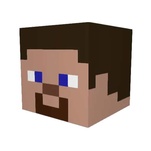 simplyjakee Minecraft avatar head, 3D render