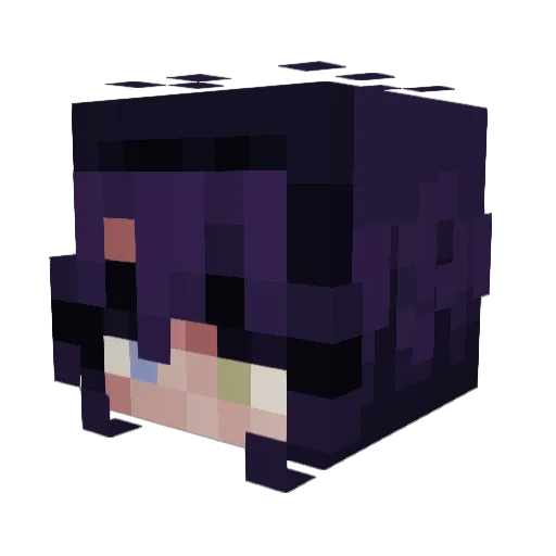 simplyrachel Minecraft avatar head, 3D render