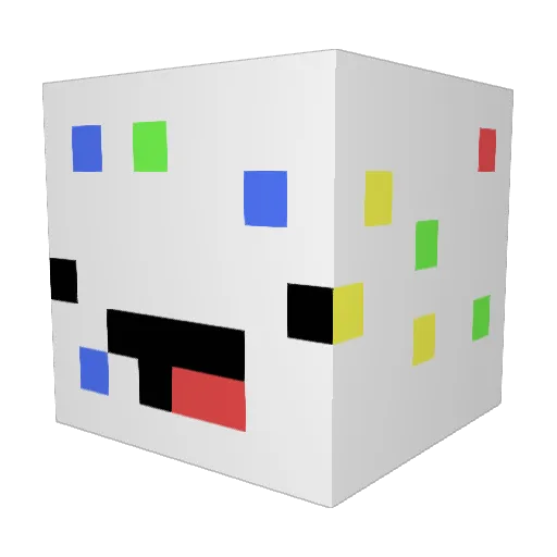 simplyvryy Minecraft avatar head, 3D render