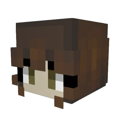 simplyykate Minecraft avatar head, 3D render