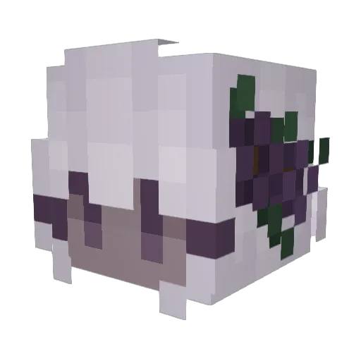 simplyyou Minecraft avatar head, 3D render