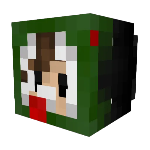 simsallabim08 Minecraft avatar head, 3D render