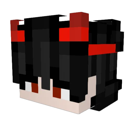simsophie Minecraft avatar head, 3D render