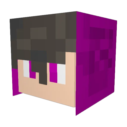 simsyeah Minecraft avatar head, 3D render
