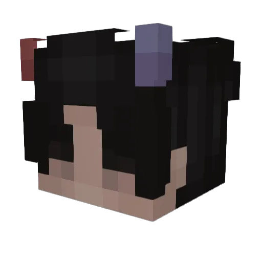 simun Minecraft avatar head, 3D render