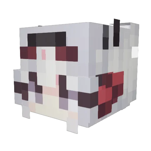 simw96 Minecraft avatar head, 3D render