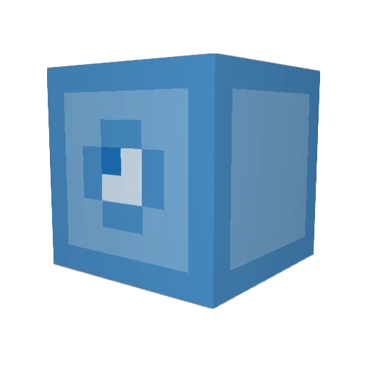 simyman Minecraft avatar head, 3D render
