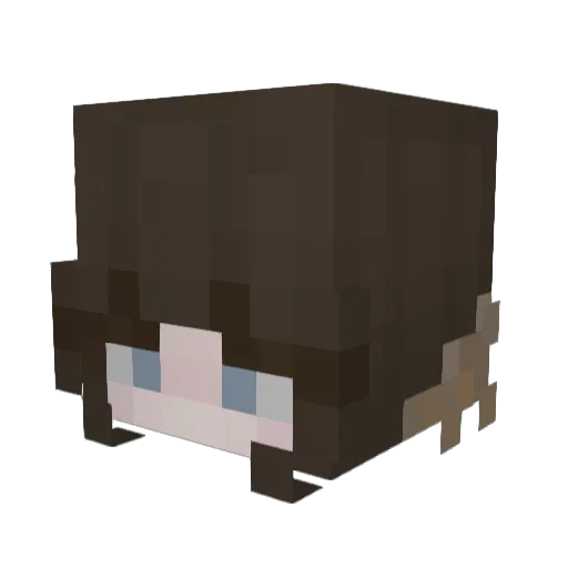 simzel Minecraft avatar head, 3D render