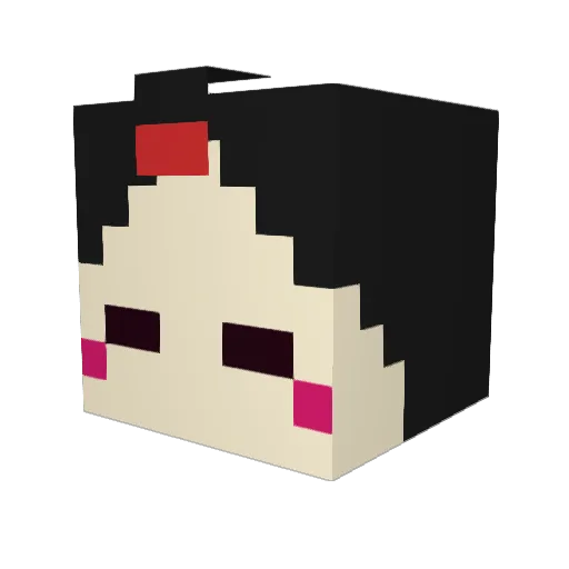 sin09270927 Minecraft avatar head, 3D render