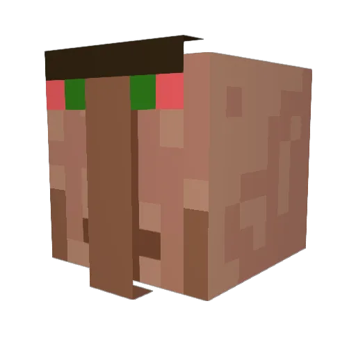 sin10001 Minecraft avatar head, 3D render