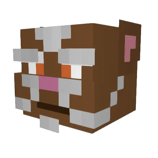 sin409 Minecraft avatar head, 3D render