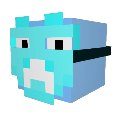 sinanzer Minecraft avatar head, 3D render