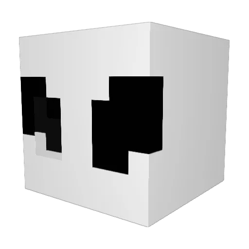 sinbiotic Minecraft avatar head, 3D render