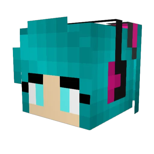 sinbury Minecraft avatar head, 3D render
