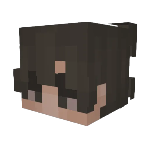 sincerelyzacc Minecraft avatar head, 3D render