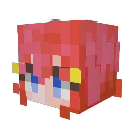 sindarinstar Minecraft avatar head, 3D render