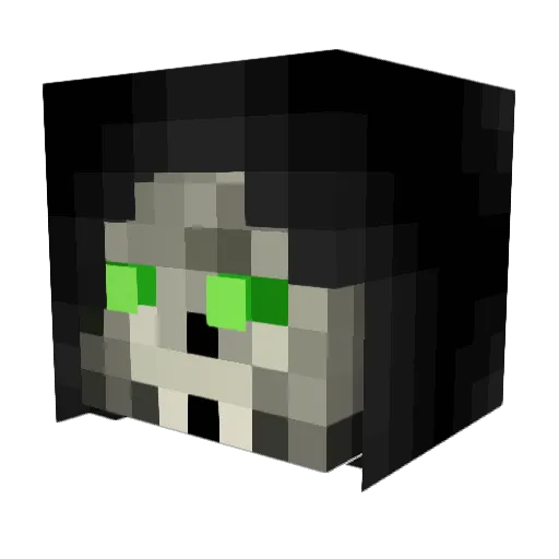sindinluckstone Minecraft avatar head, 3D render