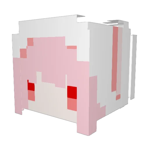 sing0116 Minecraft avatar head, 3D render