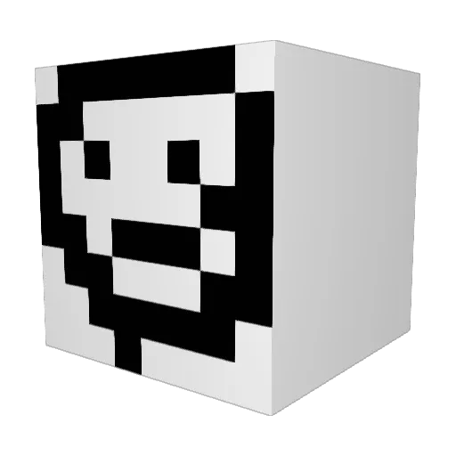 singamvuran Minecraft avatar head, 3D render