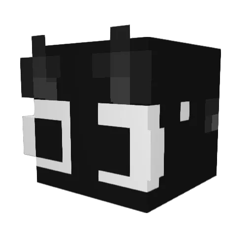 singingbass Minecraft avatar head, 3D render
