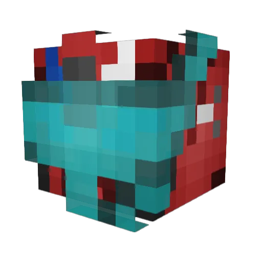 singkinnie Minecraft avatar head, 3D render