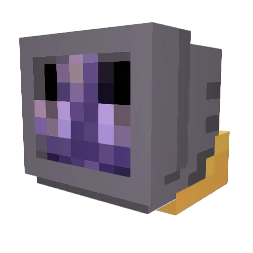 singularskittles Minecraft avatar head, 3D render