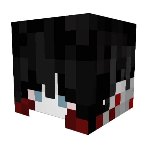 sinisterwarlord Minecraft avatar head, 3D render