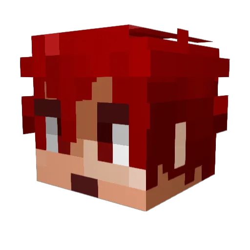 sinjeseong Minecraft avatar head, 3D render